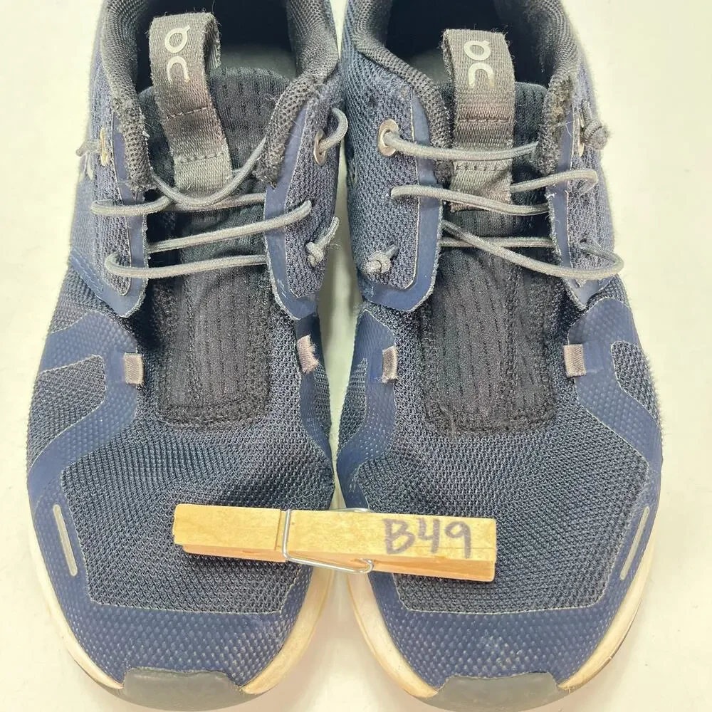 On Cloud Sky Midnight Black Athletic Lace Running Shoes 3YD11440688 Youth Sz 4